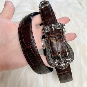 Brighton Brown Leather Belt size 32